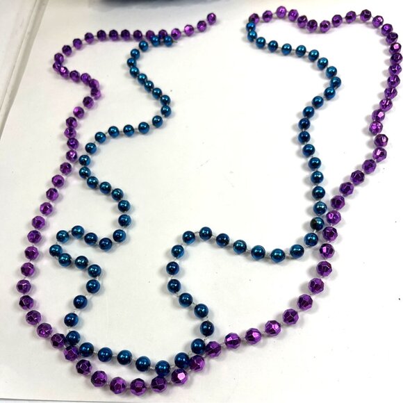 Lot of Craft item's Blue Ribbon Blue/Gold Beads 11h - Picture 7 of 8